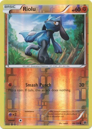 Riolu - 46/124 - Reverse
