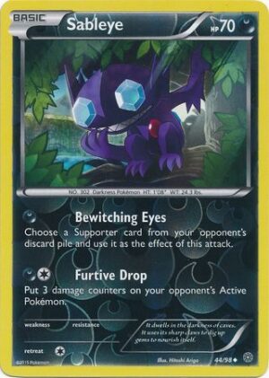 Sableye - 44/98 - Reverse