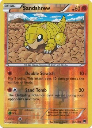 Sandshrew - 75/162 - Reverse