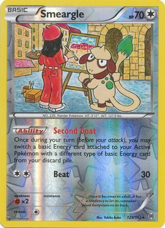 Smeargle - 123/162 - Reverse