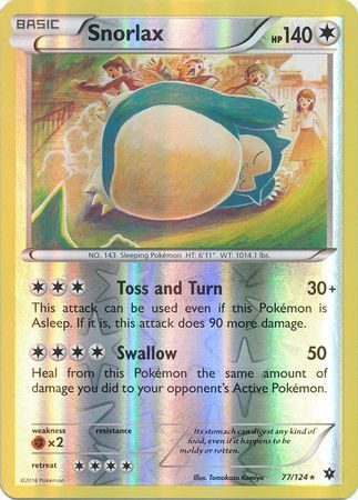 Snorlax - 77/124 - Reverse
