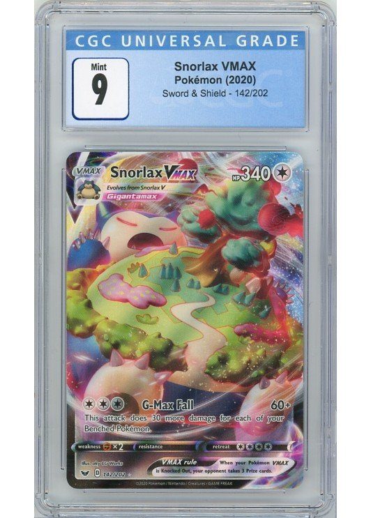 Snorlax VMAX – 142/202 – CGC 9