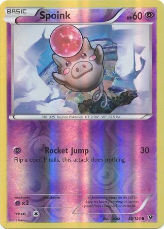 Spoink - 30/124 - Reverse