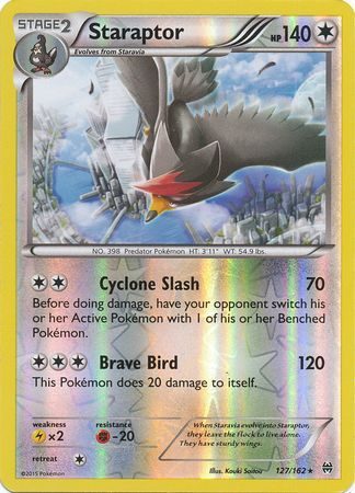 Staraptor - 127/162 - Reverse