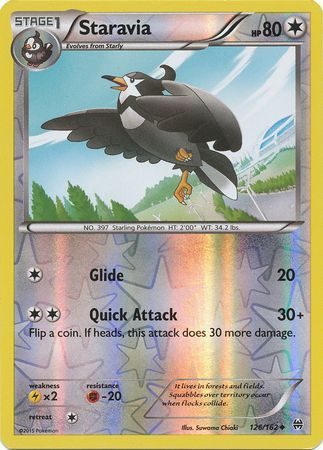 Staravia - 126/162 - Reverse