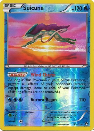 Suicune - 30/122 - Reverse
