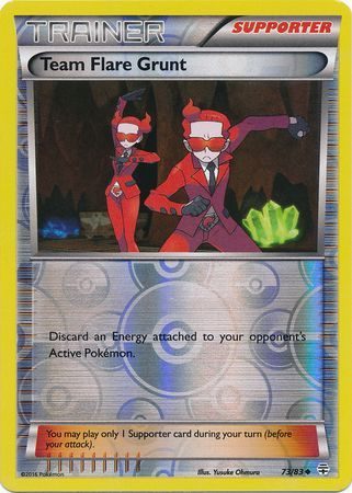 Team Flare Grunt - 73/83 - Reverse