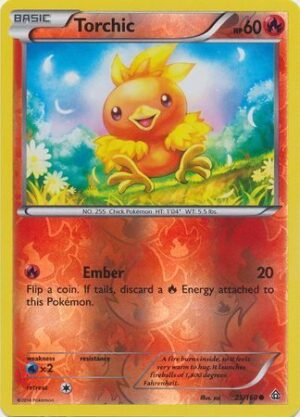 Torchic - 25/160 - Reverse