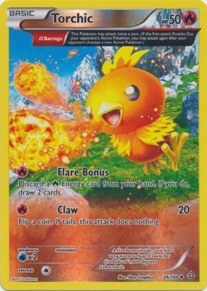 Torchic - 26/160 - Reverse