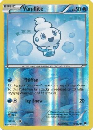 Vanillite - 43/162 - Reverse