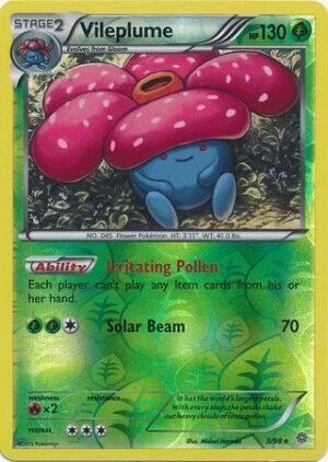 Vileplume - 3/98 - Reverse