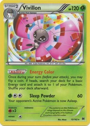 Vivillon - 15/162 (Holo)