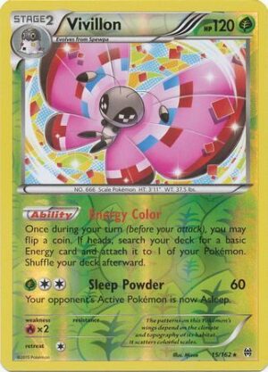 Vivillon - 15/162 - Reverse