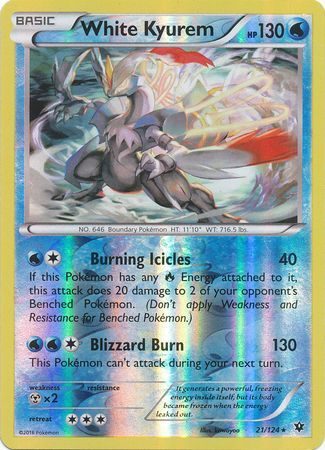 White Kyurem - 21/124 - Reverse
