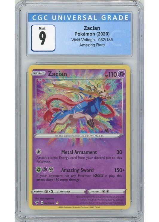 Zacian 082/185 CGC 9