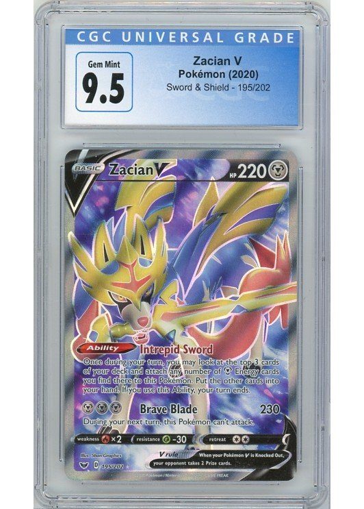 Zacian V – 195/202 – CGC 9.5