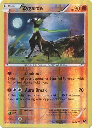 Zygarde - 52/124 - Reverse