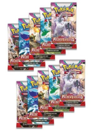 10 Booster Pakker fra SV2 Paldea Evolved.