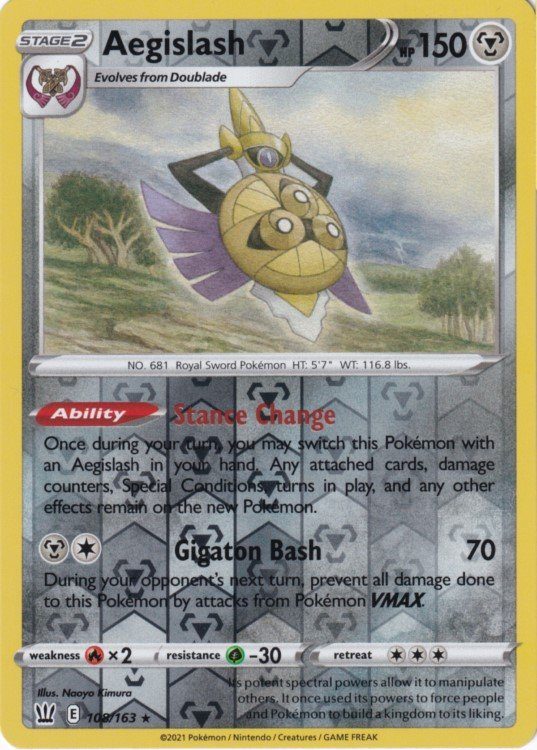 Aegislash - 108/163 - Reverse