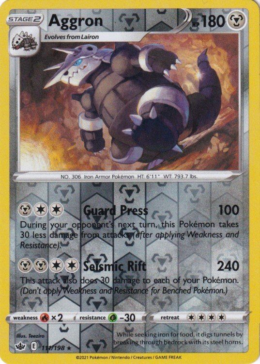 Aggron – 111/198 – Reverse