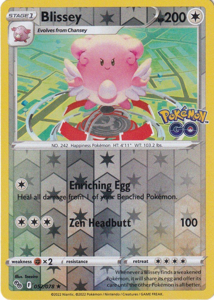 Blissey - 52/078 - Reverse
