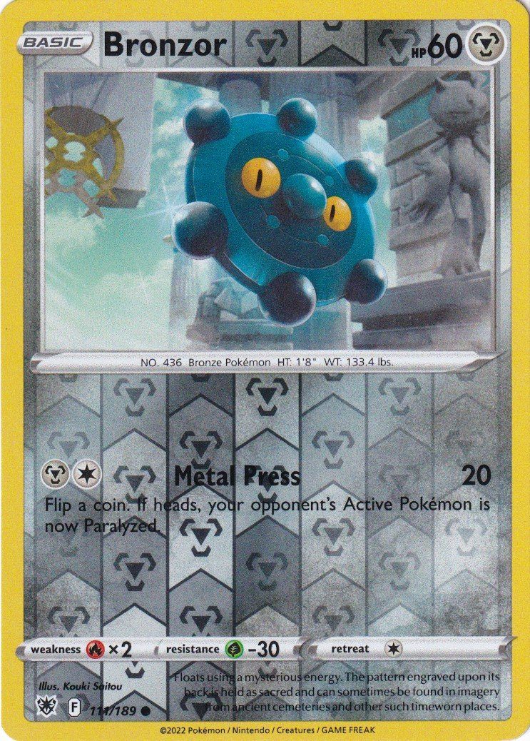 Bronzor - 111/189 - Reverse