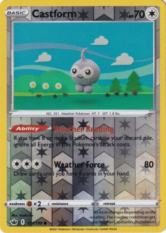 Castform - 121/198 - Reverse