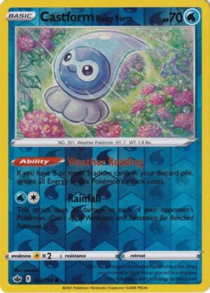 Castform Rainy Form - 033/198 - Reverse