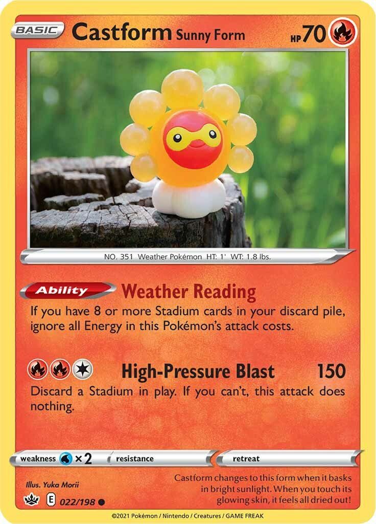 Castform Sunny Form – 022/198