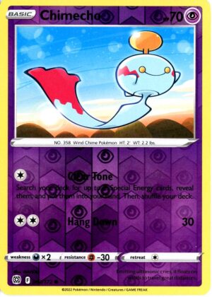 Chimecho - 63/172 - Reverse