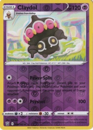 Claydol - 058/163 - Reverse