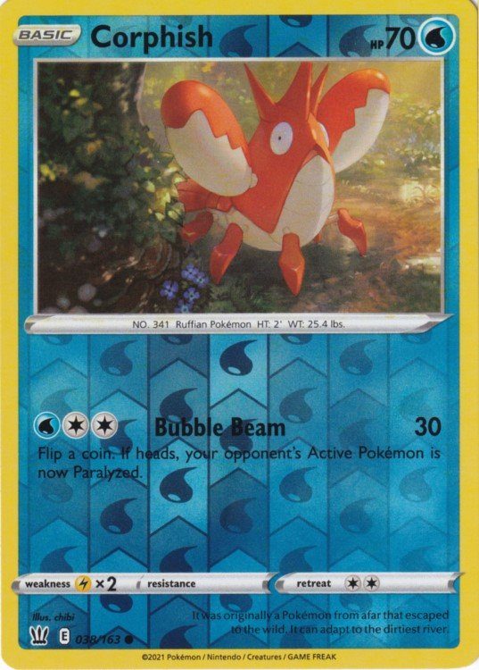 Corphish - 038/163 - Reverse