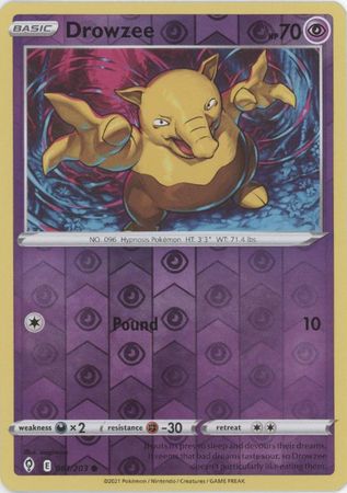Drowzee - 61/203 - Reverse
