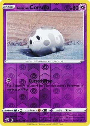 Galarian Corsola - 078/192 - Reverse