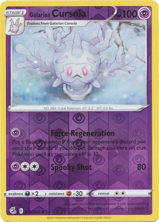 Galarian Cursola - 118/264 - Reverse