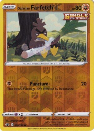 Galarian Farfetch’d - 078/198 - Reverse