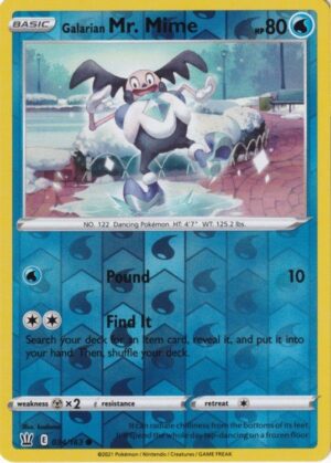 Galarian Mr. Mime - 034/163 - Reverse