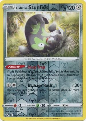 Galarian Stunfisk - 132/202 - Reverse