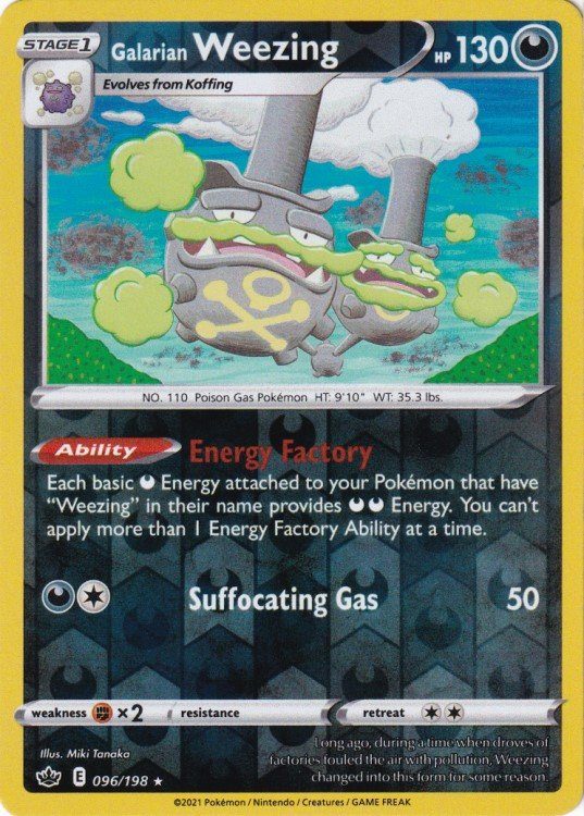 Galarian Weezing – 096/198 – Reverse