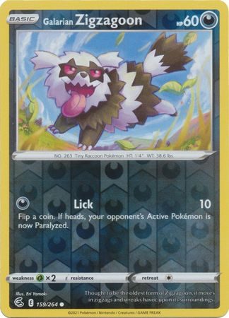 Galarian Zigzagoon - 159/264 - Reverse