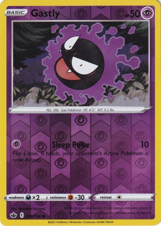 Gastly - 055/198 - Reverse