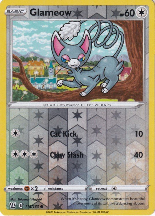 Glameow - 115/163 - Reverse
