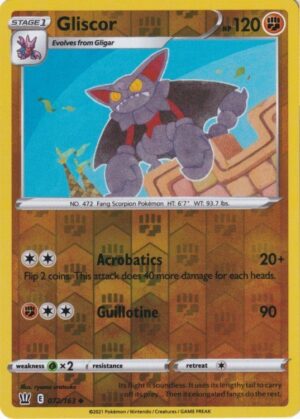 Gliscor - 072/163 - Reverse