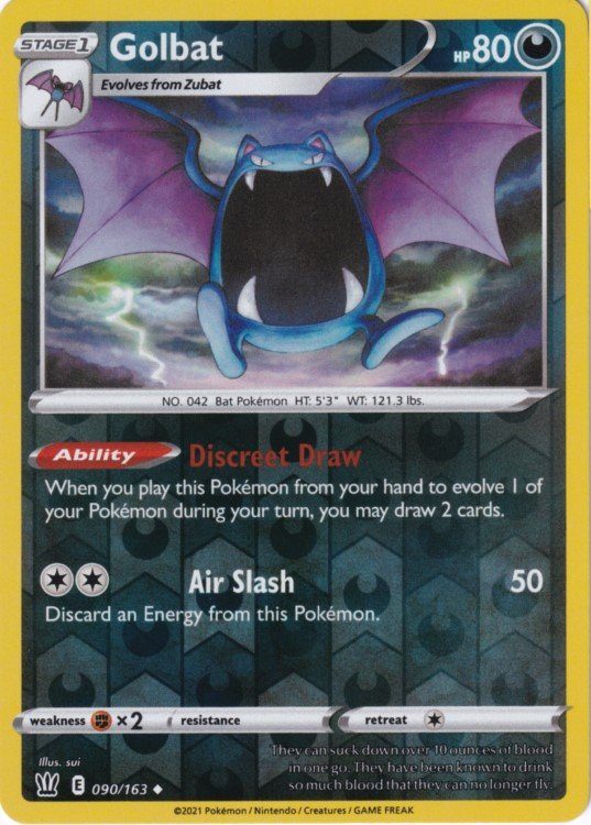 Golbat - 090/163 - Reverse