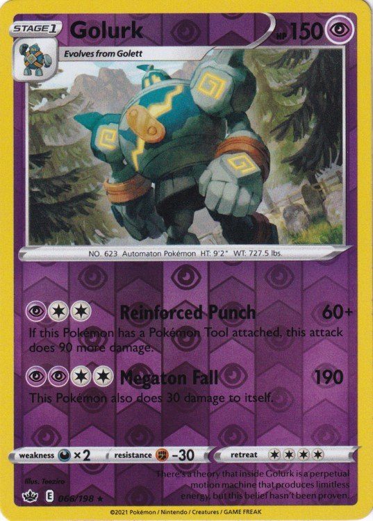 Golurk – 066/198 – Reverse