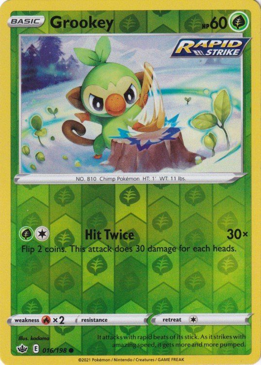 Grookey - 016/198 - Reverse