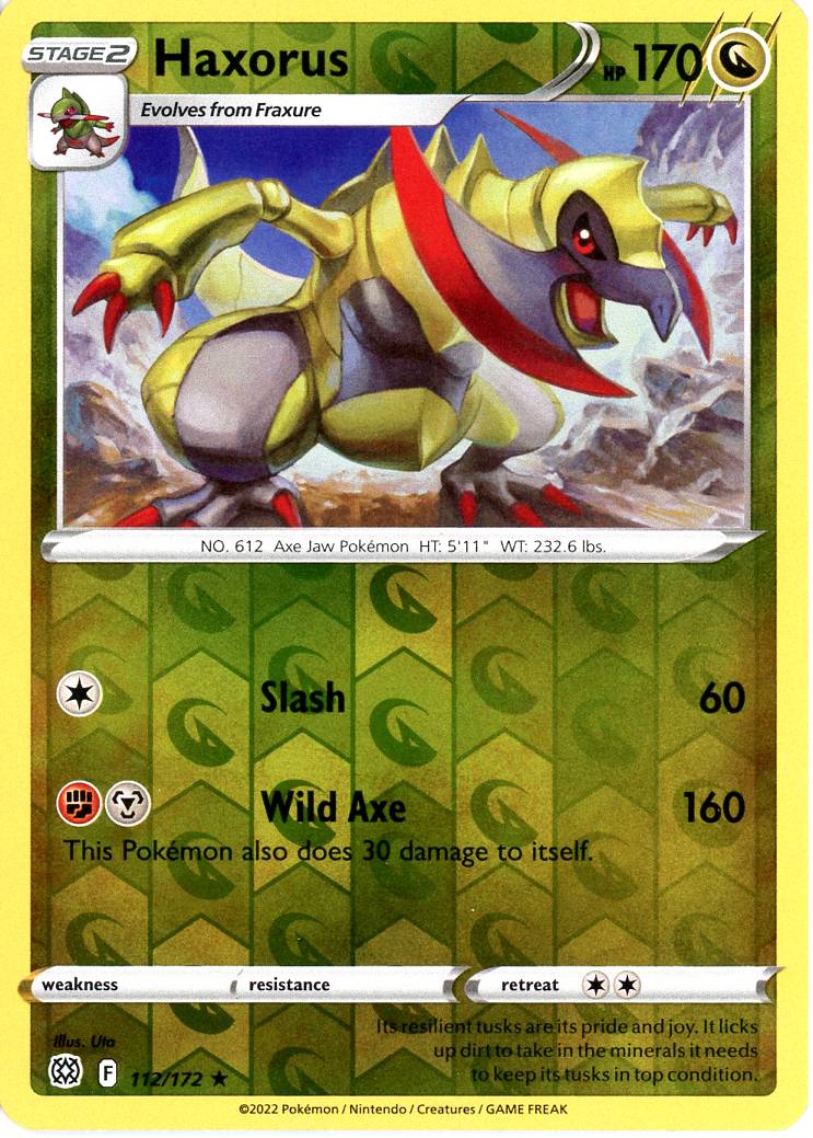 Haxorus - 112/172 - Reverse