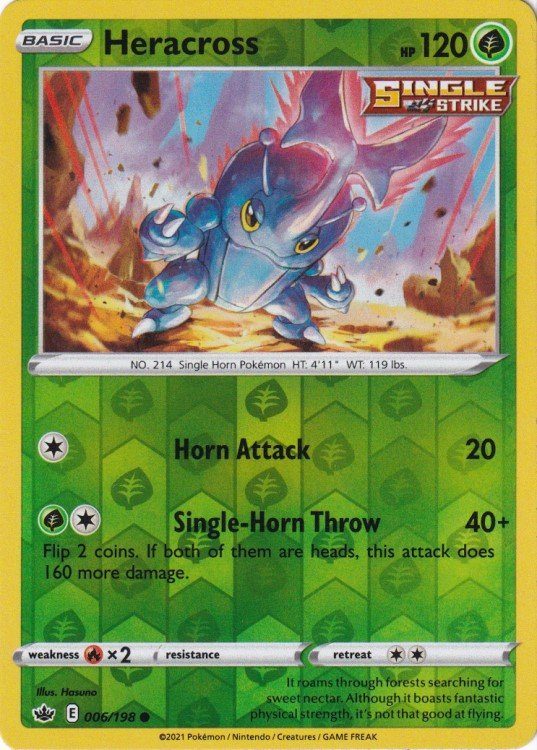 Heracross – 006/198 – Reverse