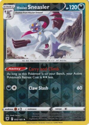 Hisuian Sneasler - 93/189 - Reverse