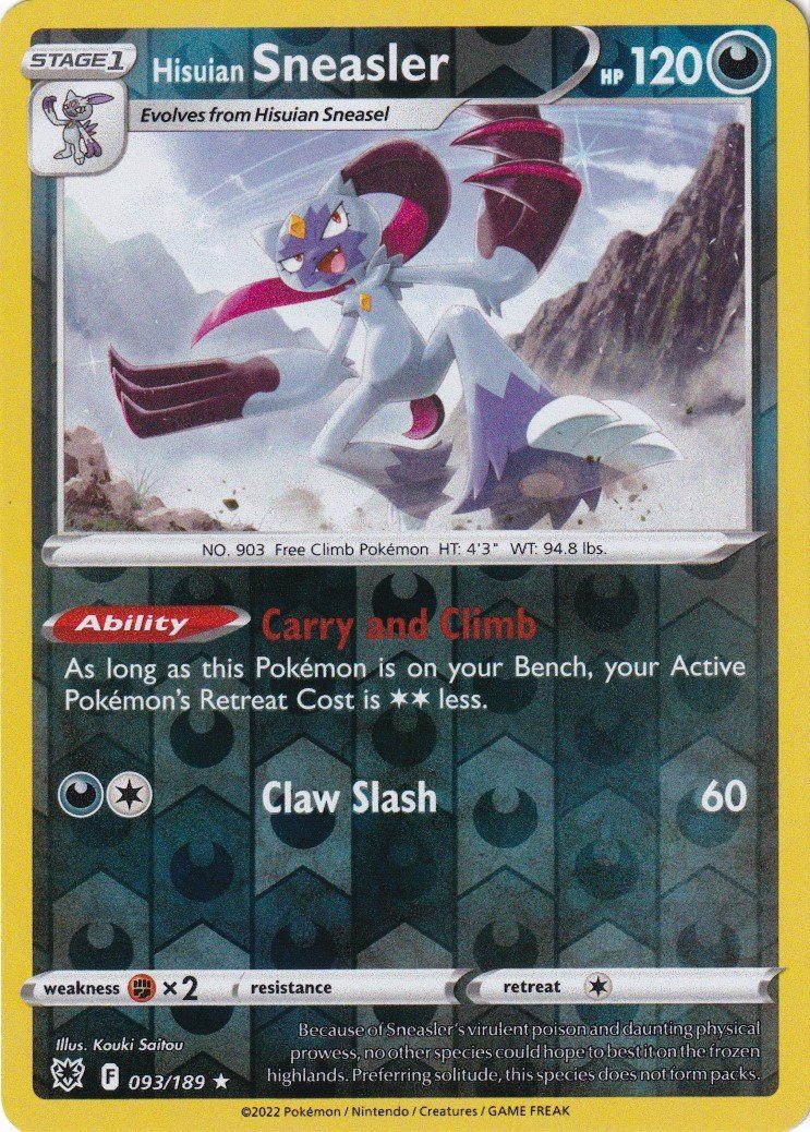 Hisuian Sneasler - 93/189 - Reverse